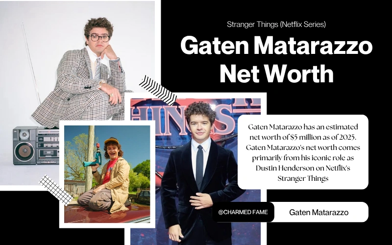 Gaten Matarazzo Net Worth